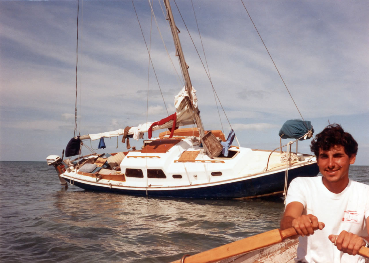 Aground in the Bahamas, 1991